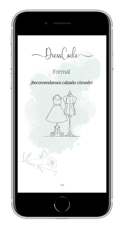 Invitación digital de boda emerald personalizada 6