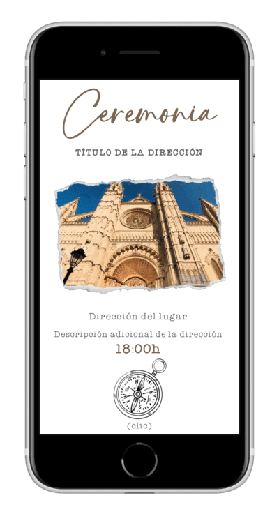 Invitación digital de boda vintage personalizada 3