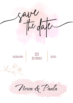 aquarelle Save The Date thumbnail