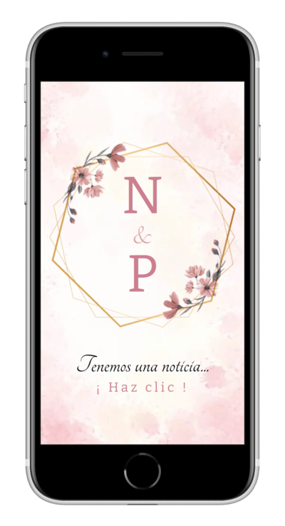 Digital Wedding Invitation aquarelle customized 1