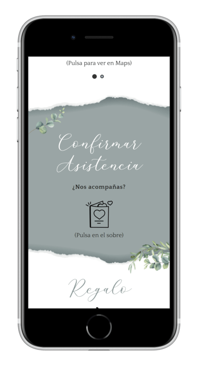 Invitación digital de boda classic personalizada 4
