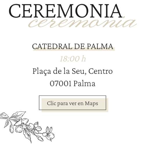 invitacion de boda mapa