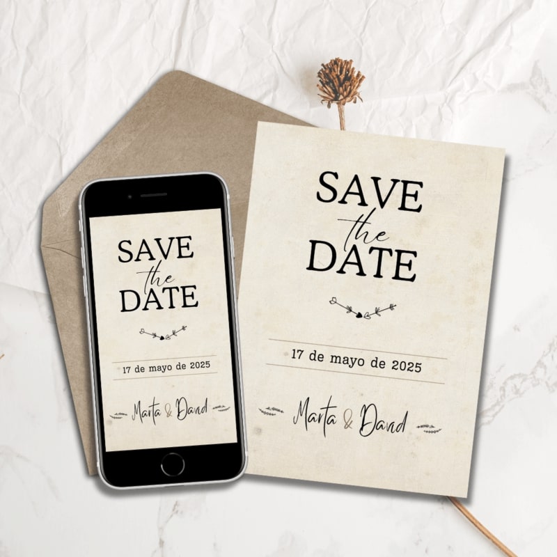 Save The Date Vintage